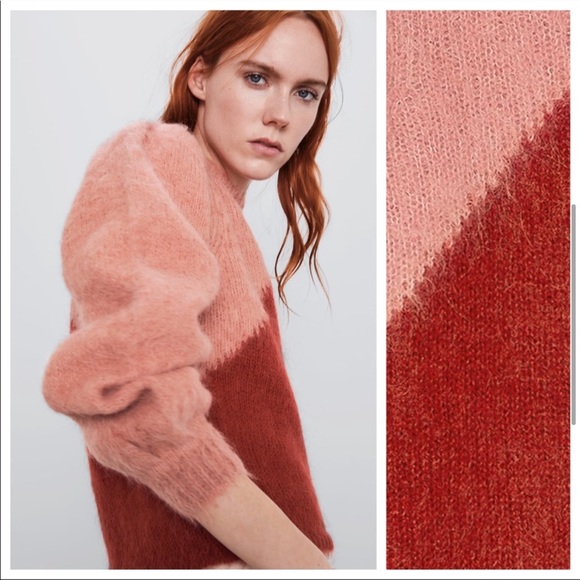 NWT Zara limited edition two-toned sweater - Picture 4 of 7